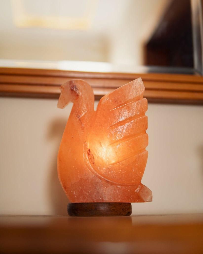 Handcrafted Natural Rock Salt Lamp Cluster, Multi-Bulb Illumination Design