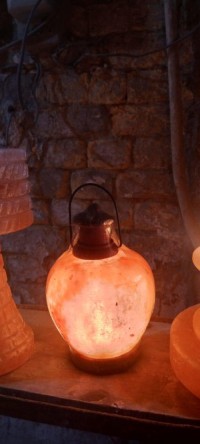 Handcrafted Natural Rock Salt Lamp Cluster, Multi-Bulb Illumination Design
