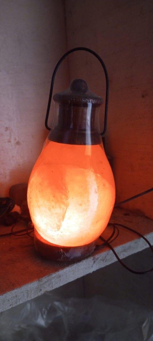 Handcrafted Natural Rock Salt Lamp Cluster, Multi-Bulb Illumination Design