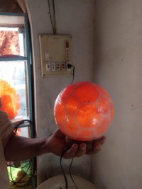 Handcrafted Natural Rock Salt Lamp Cluster, Multi-Bulb Illumination Design